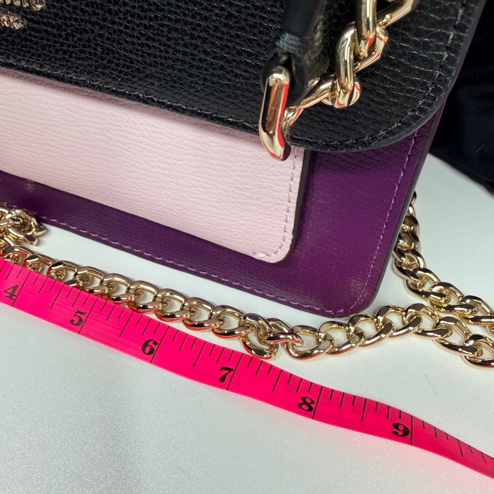 KATE SPADE Remy Colorblock Flap Chain Crossbody Handbag - Picture 8 of 9